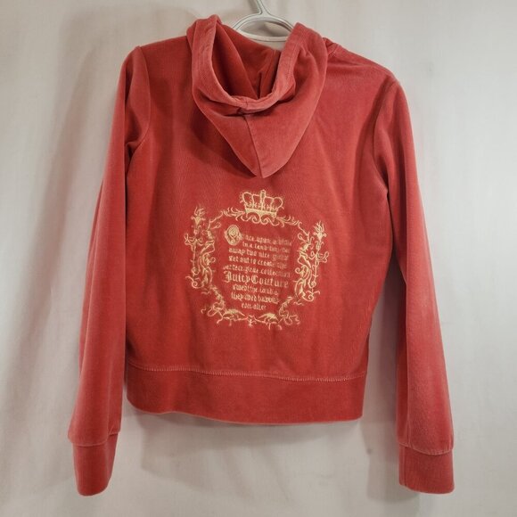 Juicy Couture Pink Tracksuit Sleepwear Size M/L Y2K Pink Melon Matching Pants - Picture 15 of 16